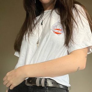 Support Good Times crop tee